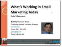 email marketing webinar bly